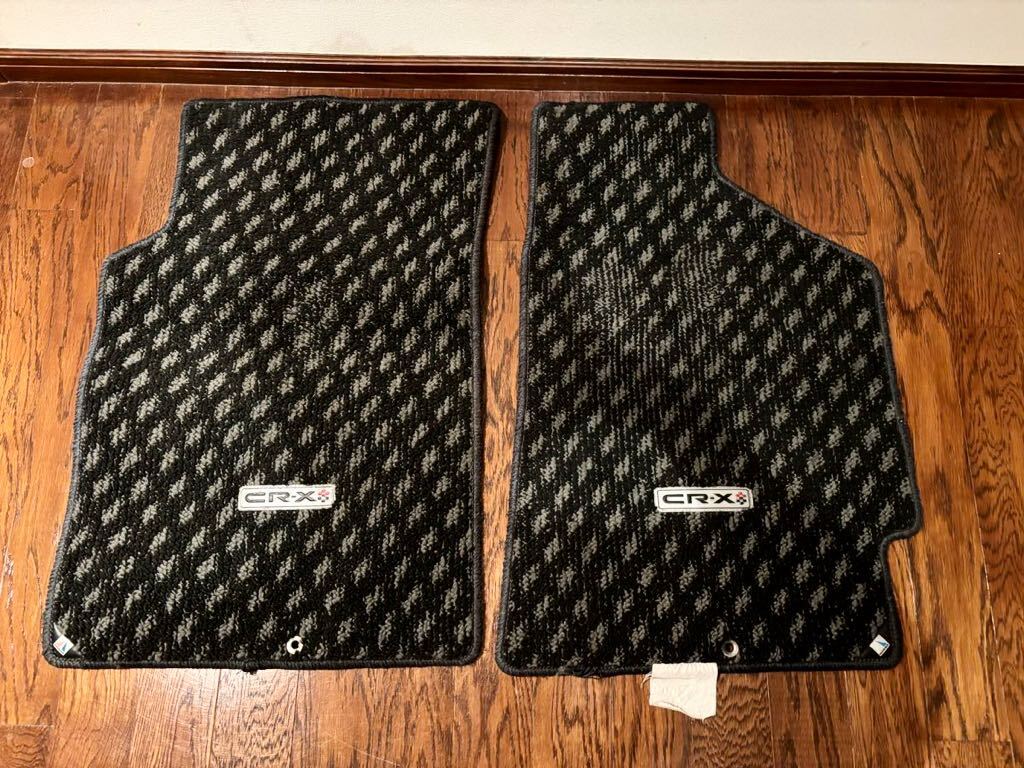 希少！当時物HONDA純正ホンダ CR-X フロアマット 前左右 美品 EF8 EF7 EF6などに_1