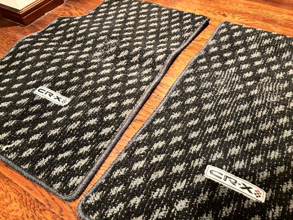 希少！当時物HONDA純正ホンダ CR-X フロアマット 前左右 美品 EF8 EF7 EF6などに_6