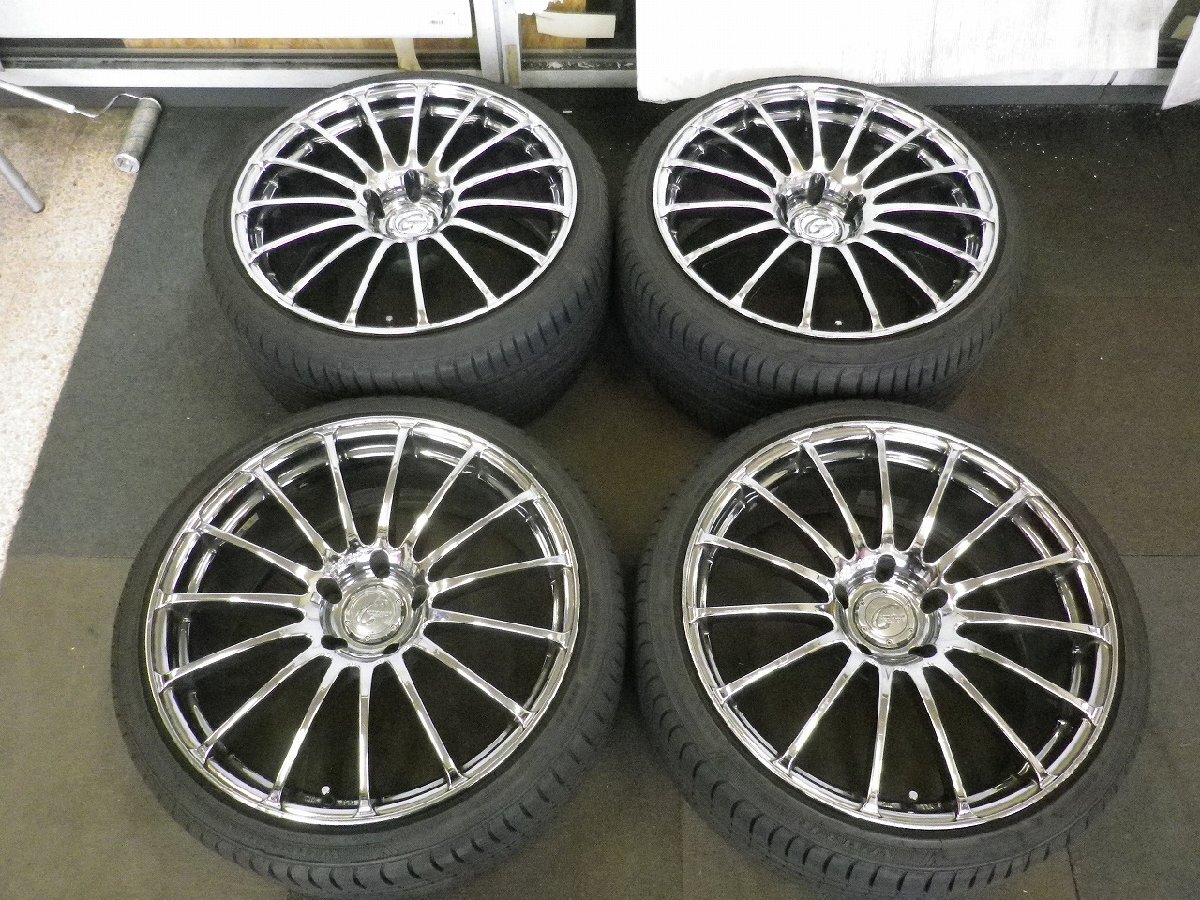 No.151C | コニサー 8.5Jx19 中古 : ガンメタ系 5⁄114.3 +38 YOKOHAMA 