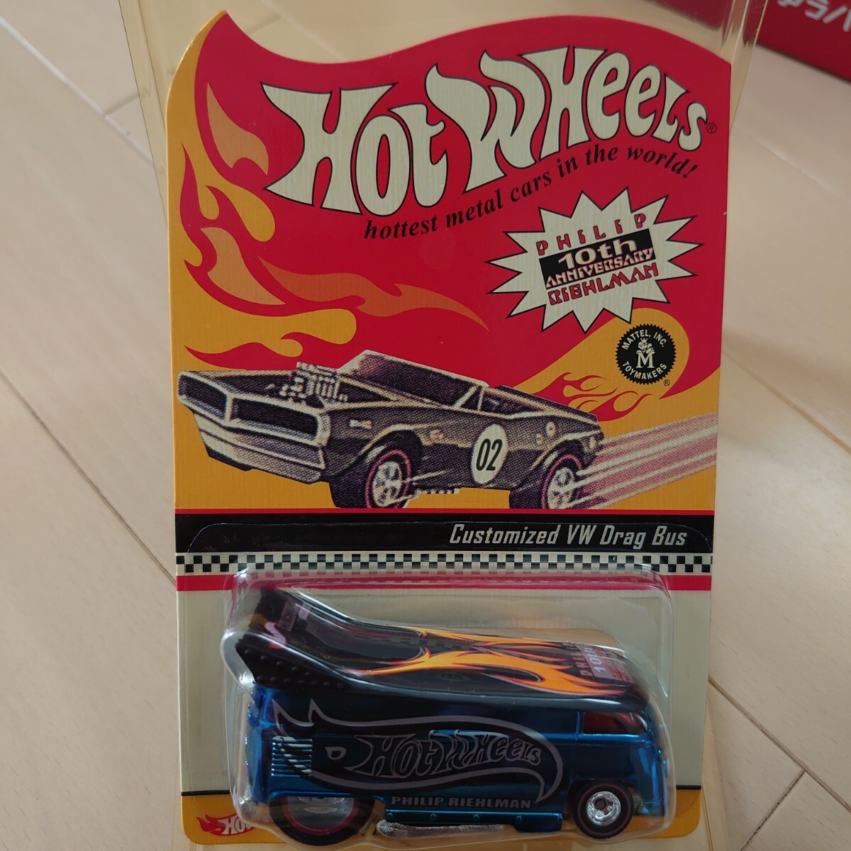 ホットウィール Hot Wheels ワーゲンバス VW Bus PHILIP RIEHLMAN 10th ANNIVERSARY ミニカー 限定_1