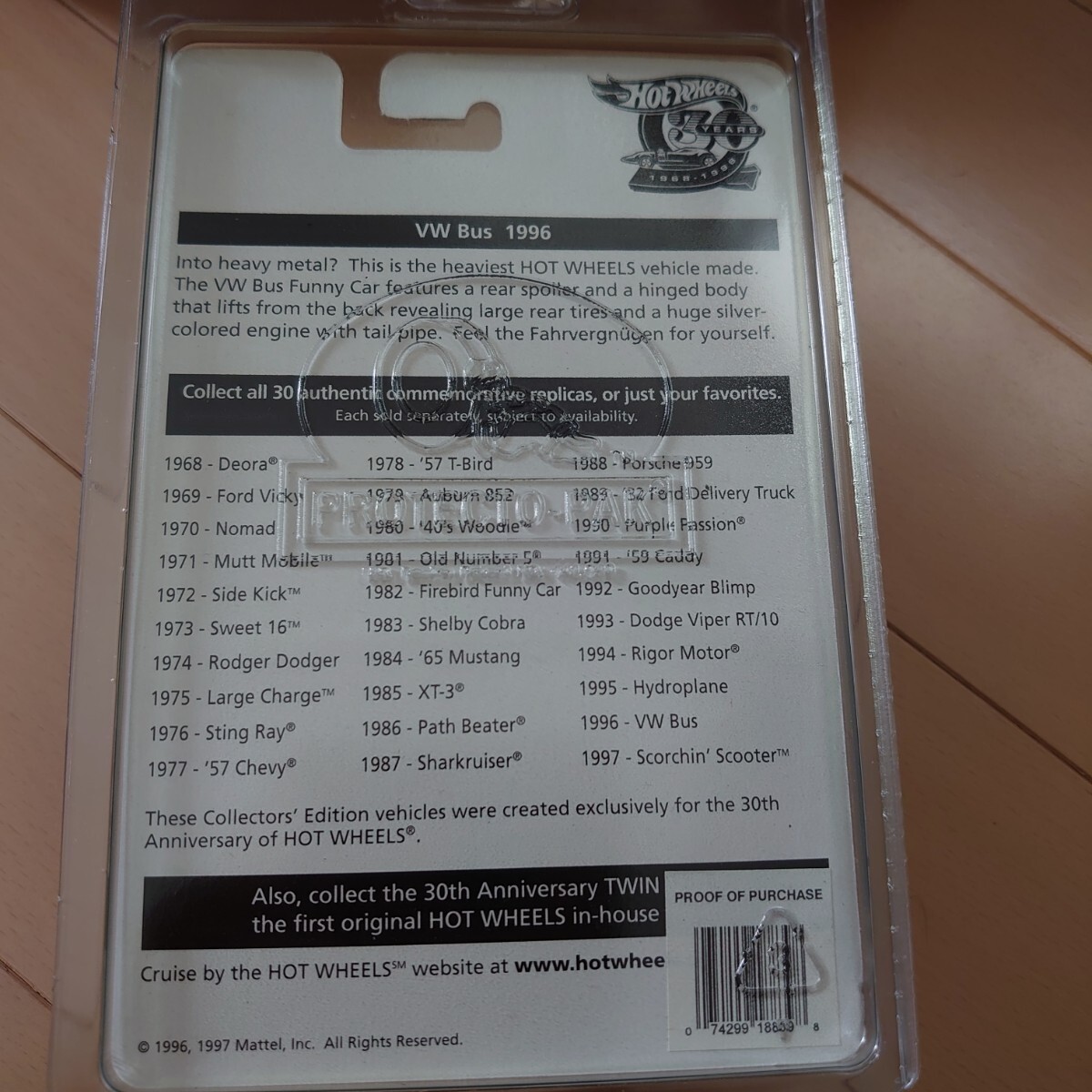 ホットウィール Hot Wheels HOTWHEELS VW Bus Volkswagen ワーゲンバス first editions ファーストエディション ミニカー_2