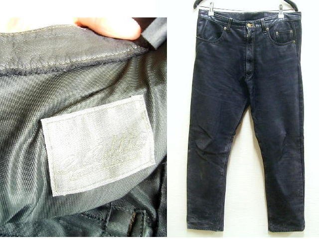 安藤&安藤 ページ JAPAN Denim WASHABLE Wash Vintage Indigo Pants Front MOTORCYCLE 5P