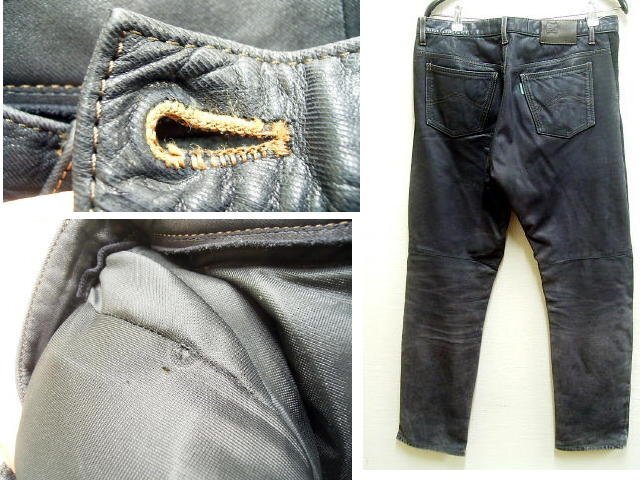 安藤&安藤 ページ JAPAN Denim WASHABLE Wash Vintage Indigo Pants Front MOTORCYCLE 5P