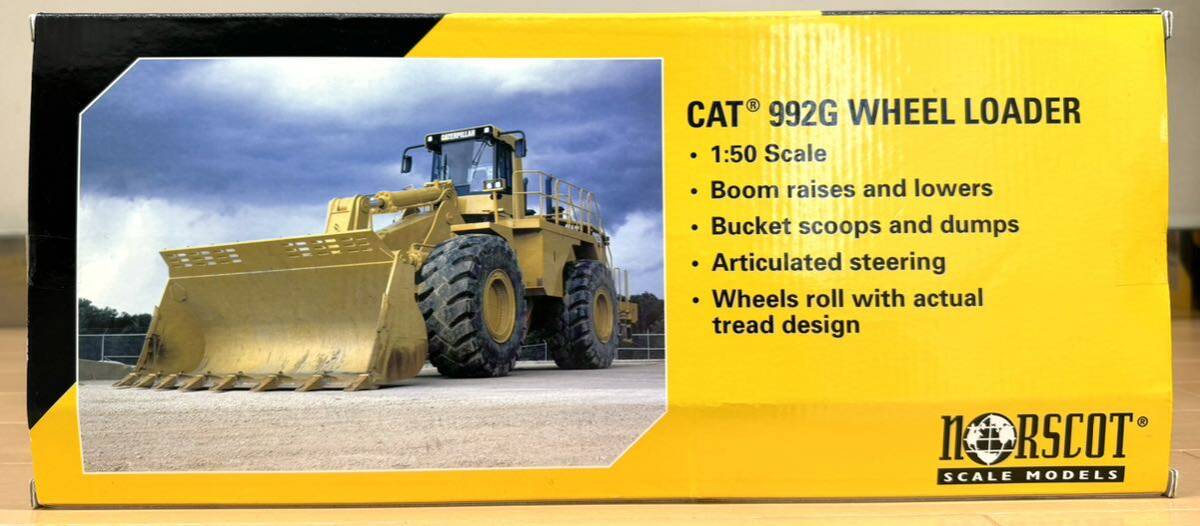ノースコット CAT 1/50 993Kホイールローダー Norscot 1/50 Scale CAT