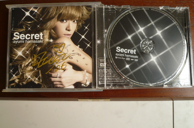 希少！浜崎 あゆみ 直筆サイン 直筆サイン Secret 初回限定(サイン