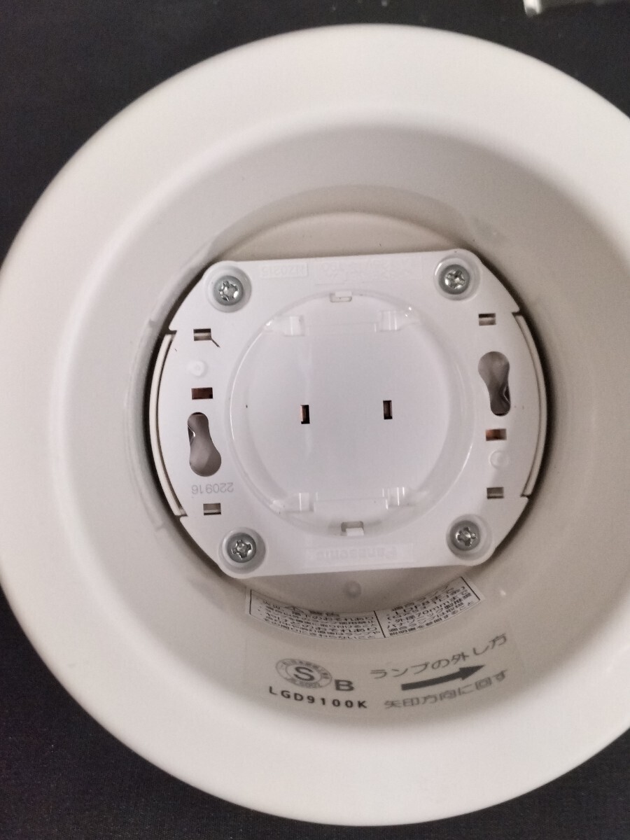 A-396)Panasonic LEDダウンライト4台セット◇LGD9100K◇22年製◇口金