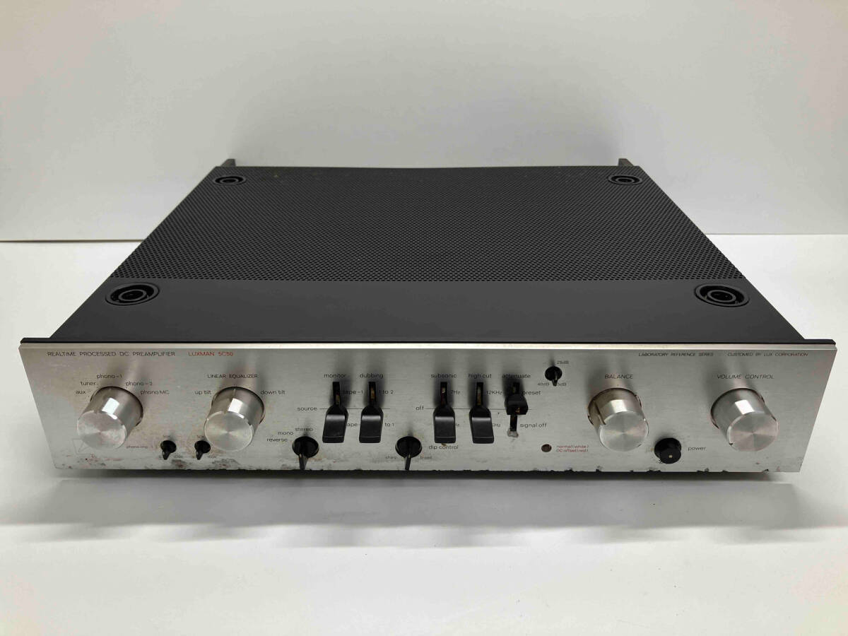 ジャンク LUXMAN ラックスマン プリアンプ 5C50 ラックスマン