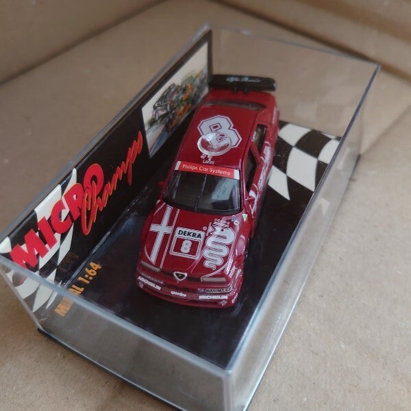 未開封 1/64 アルファロメオ 155 DTM 1993 Larini ALFA ROMEO ミニカー _2