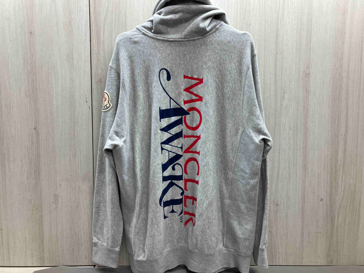 MONCLER AWAKE NY パーカー Mサイズ モンクレール グレー イタリア製 