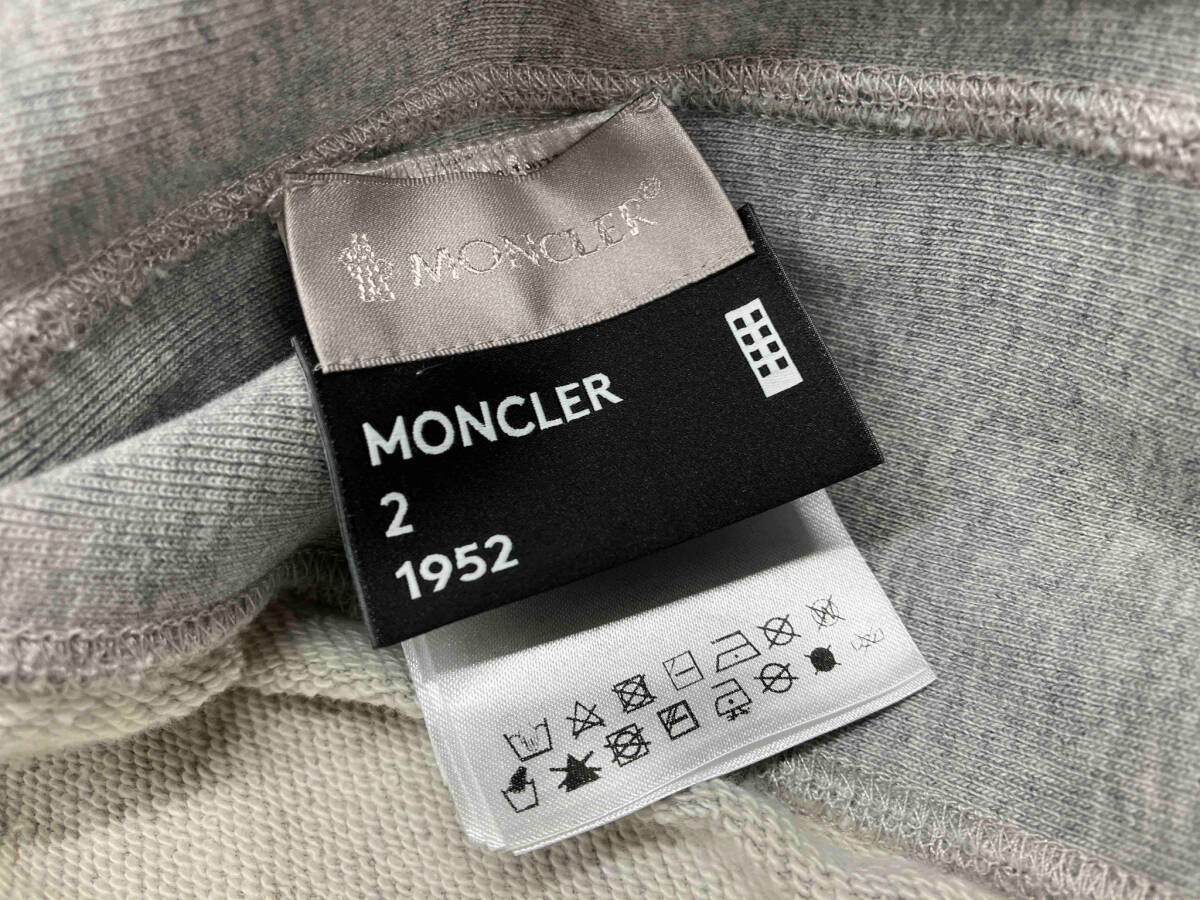MONCLER AWAKE NY パーカー Mサイズ モンクレール グレー イタリア製 