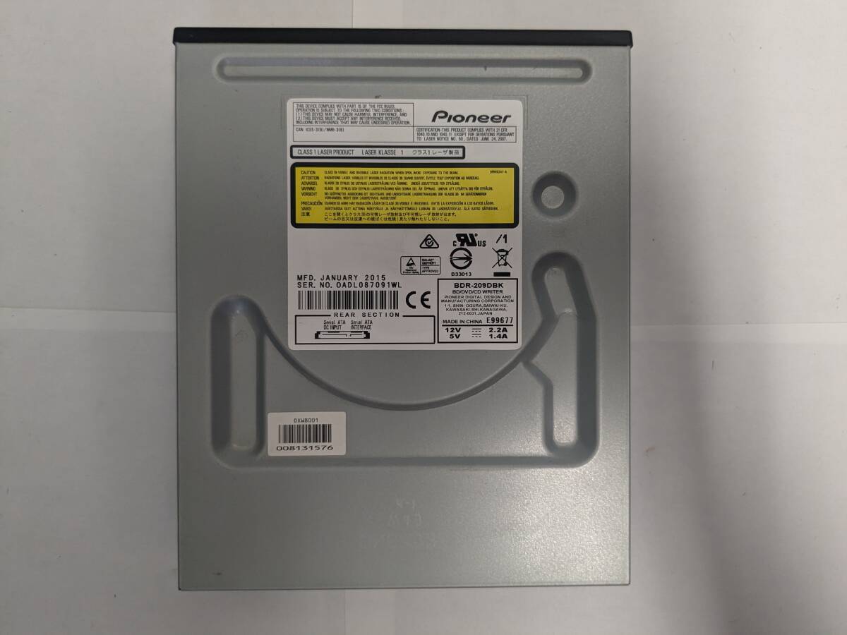 BDR-209MBK Pioneer Blu-ray | 内蔵ブルーレイドライブ BDXL SATA