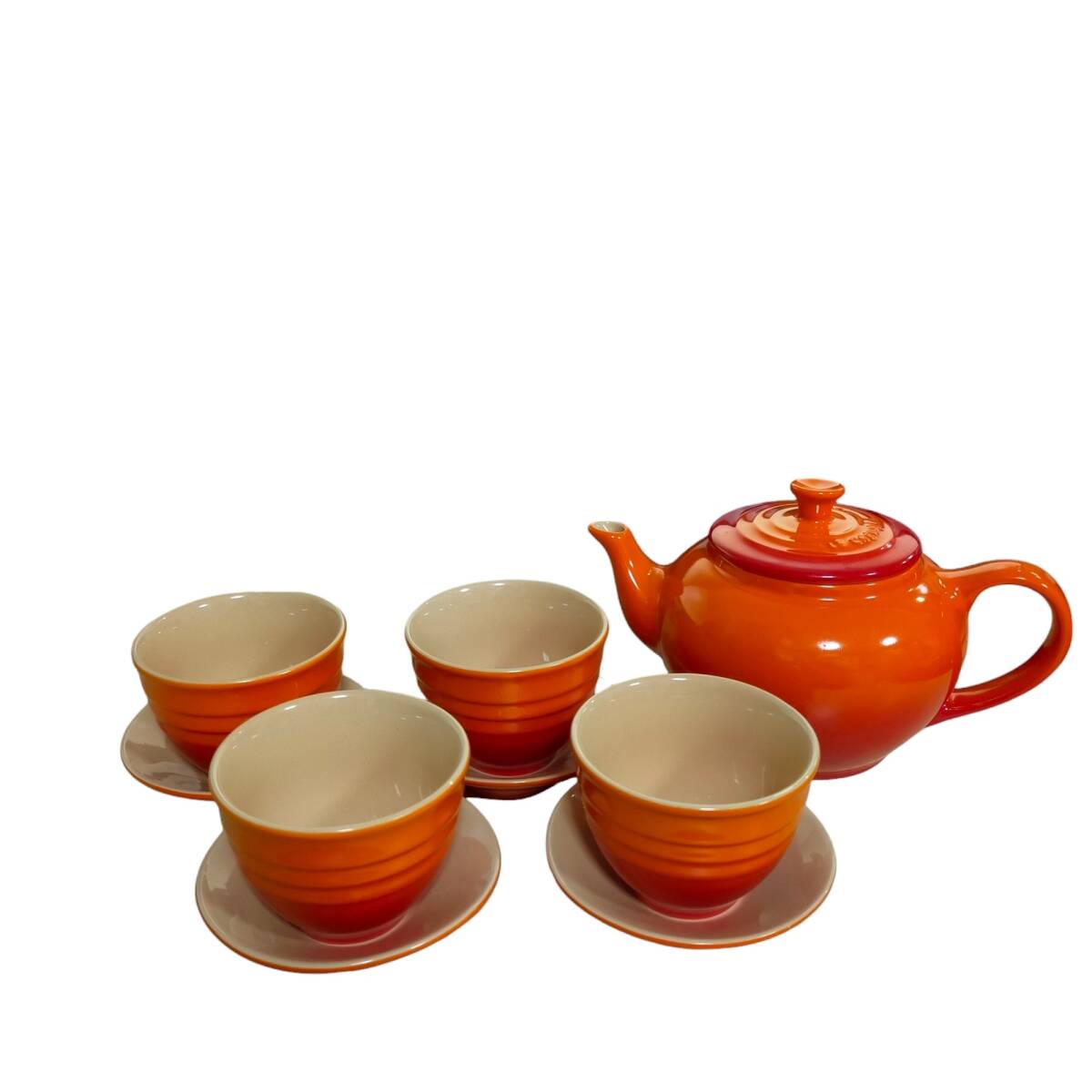 ◇中古品◇ル・クルーゼ ルクルーゼ LE CREUSET ティーセット 