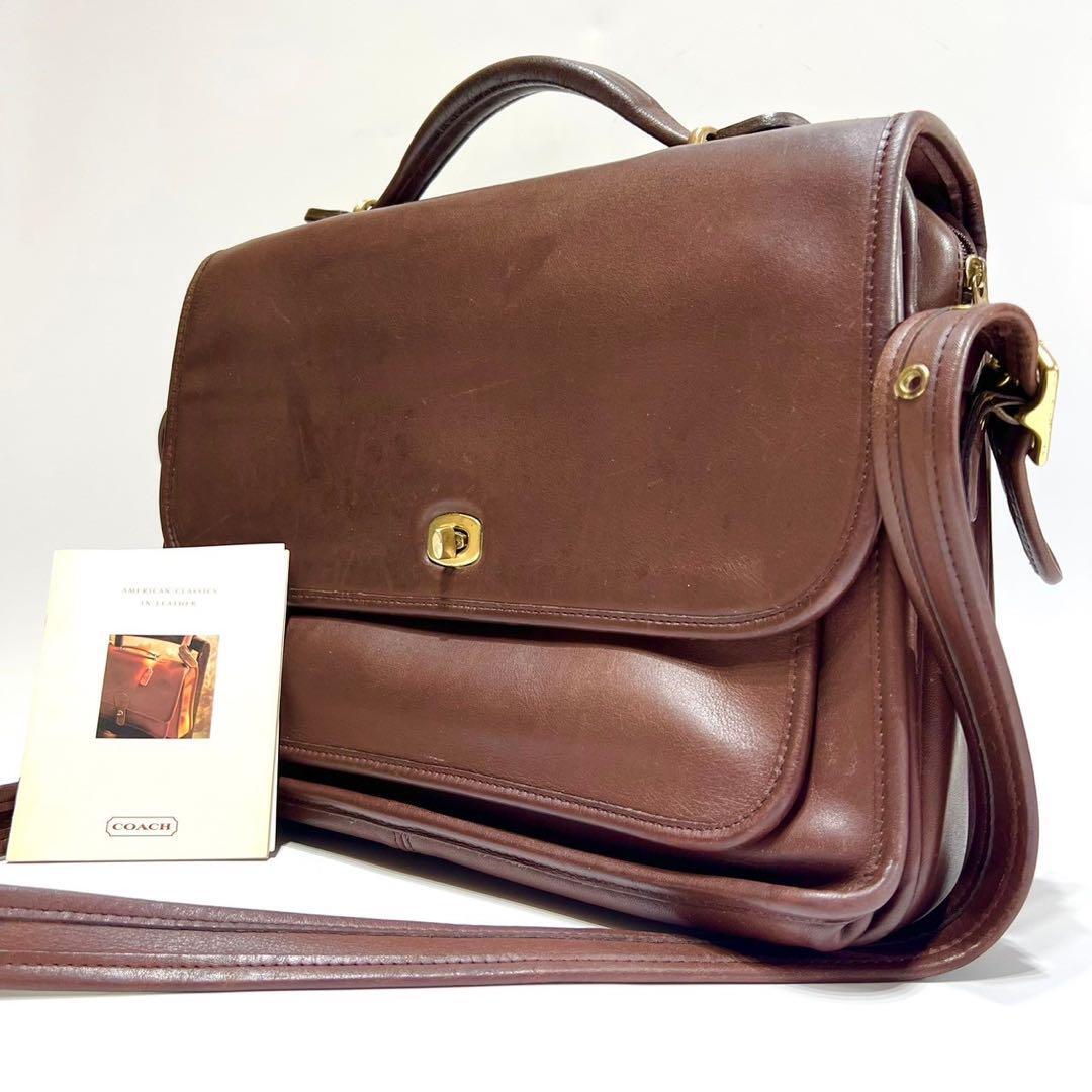 美品】COACH オールドコーチ A4ショルダーバッグ 2WAY 【公式通販】