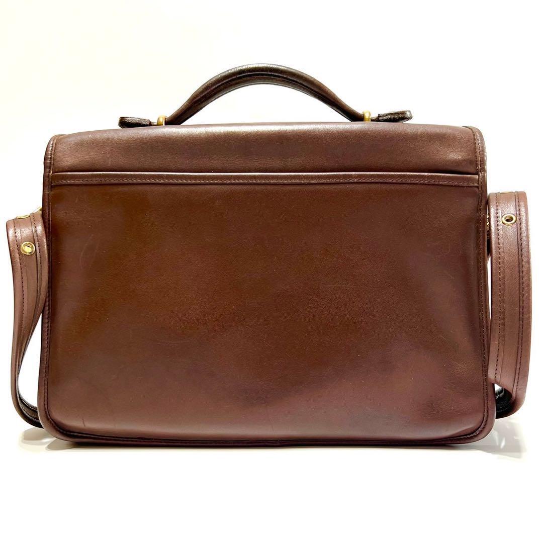vintage COACH コーチA4ビジネスバッグ 2wayブリーフケース 1円～ 未