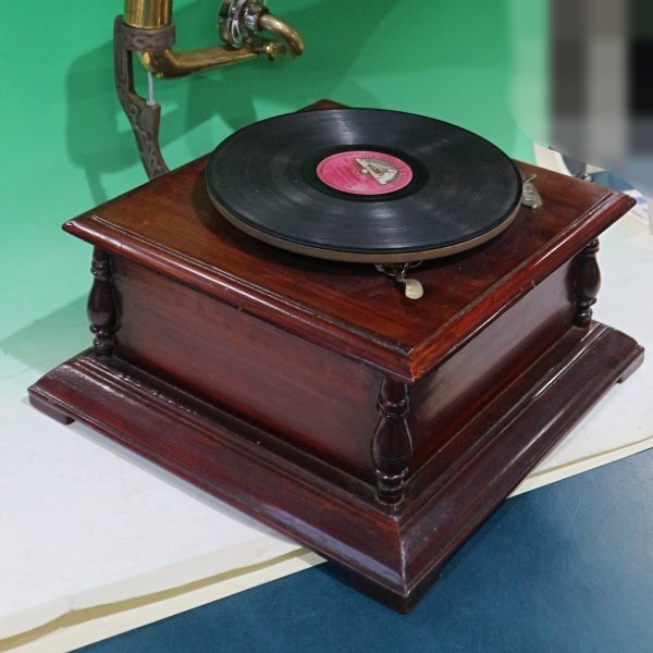 中古 蓄音機 ラッパ His Master