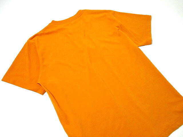 新品 未使用に近い！■ 即決　モンベル　半袖Tシャツ　モンタベア　自転車　Mサイズ　熊 アウトドア　mont・bell　パンプキン オレンジ_3