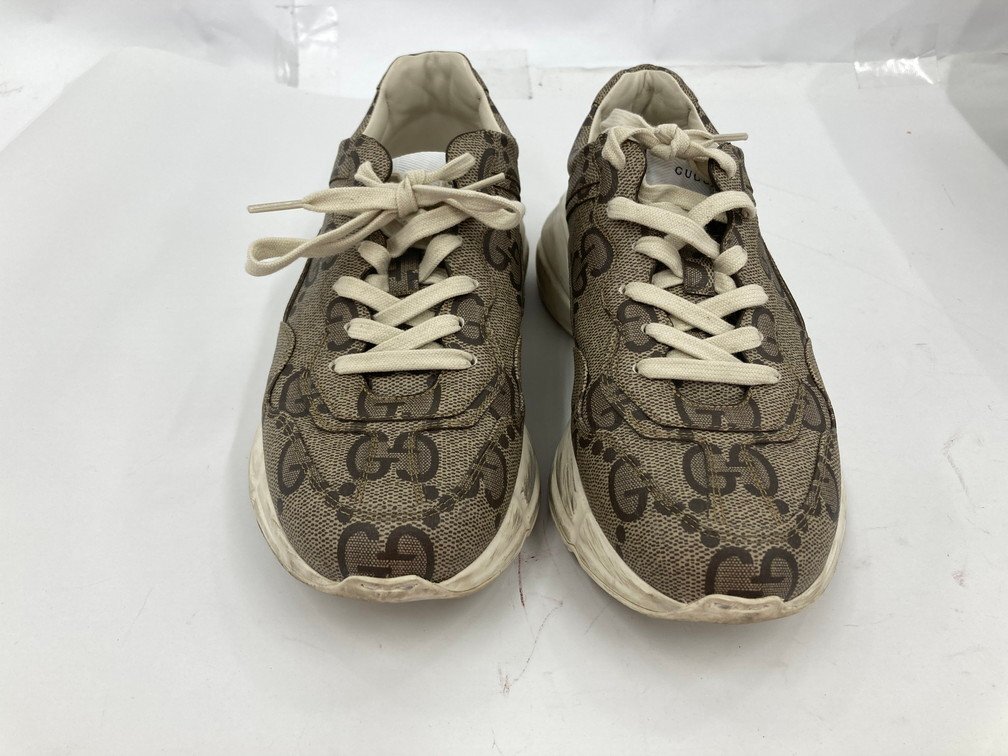 GUCCI グッチ スニーカー GG ライトン 680870 7 03C 替え靴紐/箱/保存