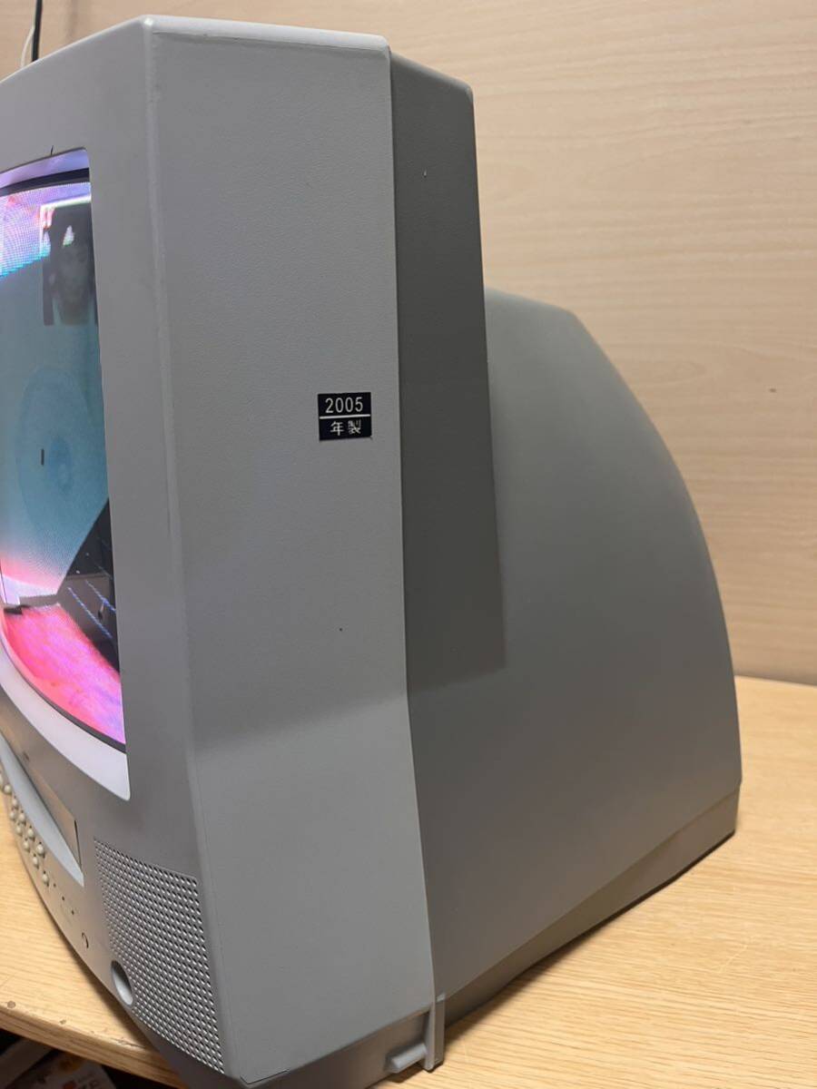 Panasonic 2005年製14型 ビデオ内蔵型テレビ TH-14EV60 リモコン無し