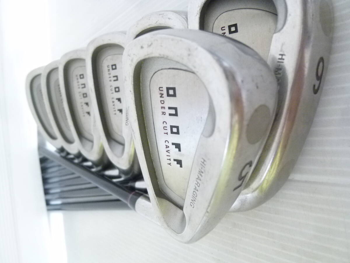 低価格 高性能!!! ◆◆ グローブライド ONOFF アンダーカットキャビティ Rフレックス オノフ ◆◆ 5#-Aw 7本セット_1