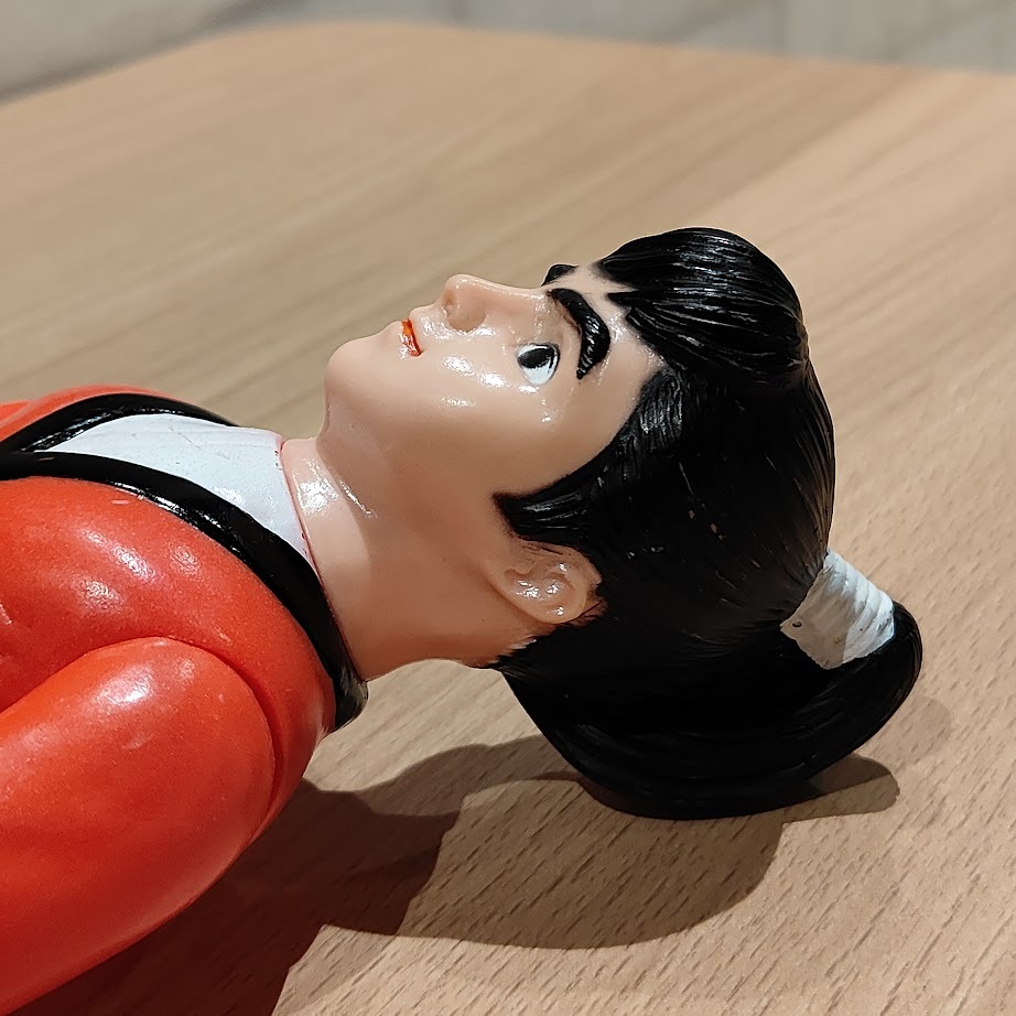 当時物 希少 快傑ライオン丸 無版権 パチ ビンテージソフビ 獅子丸