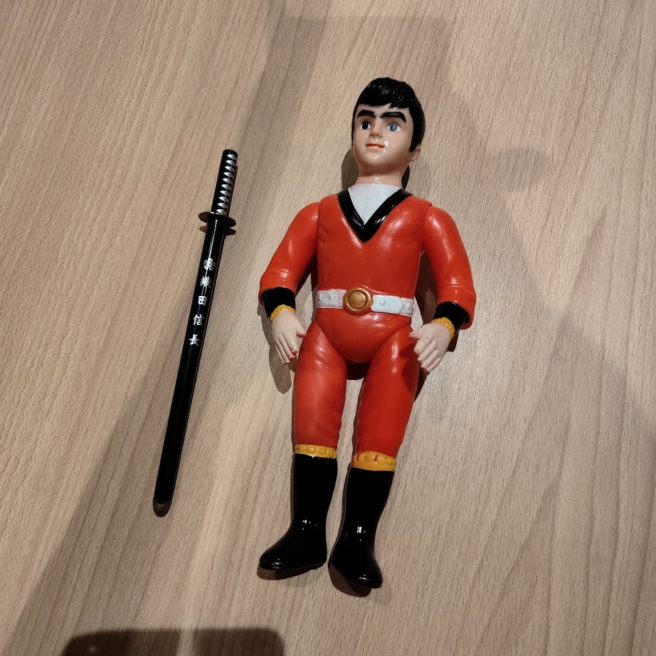 当時物 希少 快傑ライオン丸 無版権 パチ ビンテージソフビ 獅子丸