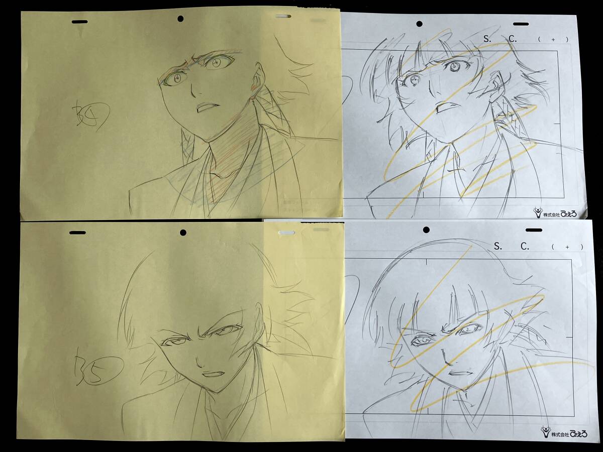 ブリーチ 直筆 原画 10枚セット 砕蜂 ソイフォン／genga Cel セル画