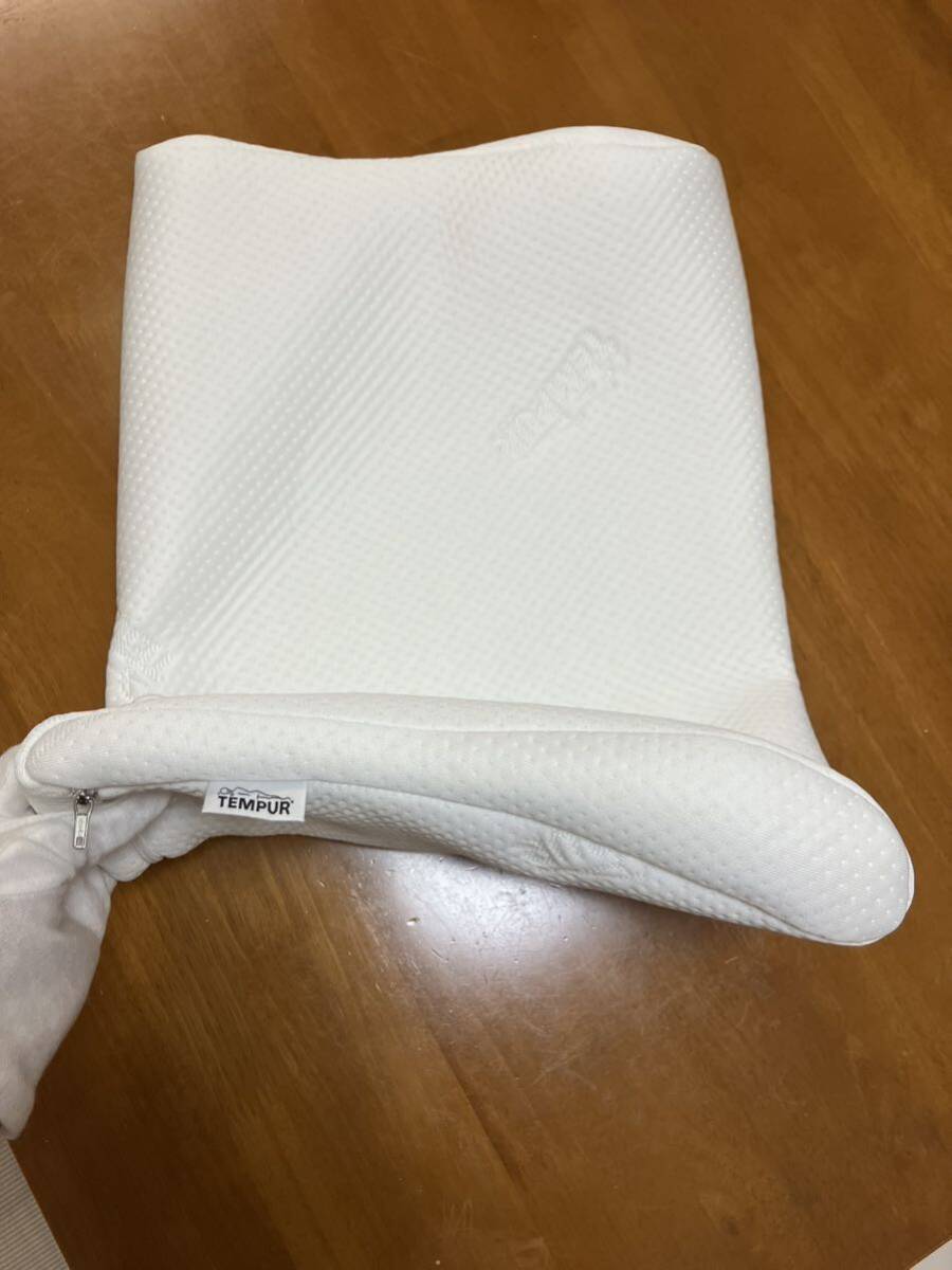 送料無料　テンピュール　TEMPUR 枕カバー　オリジナルピロー ホワイト　サイズ XS 高さ約7cm ダブルジャージーカバー_3