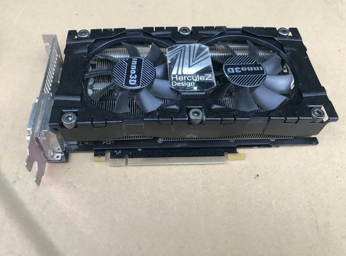 A168☆中古品 通電確認済み HerculeZ Design inno3D ビデオカード GF