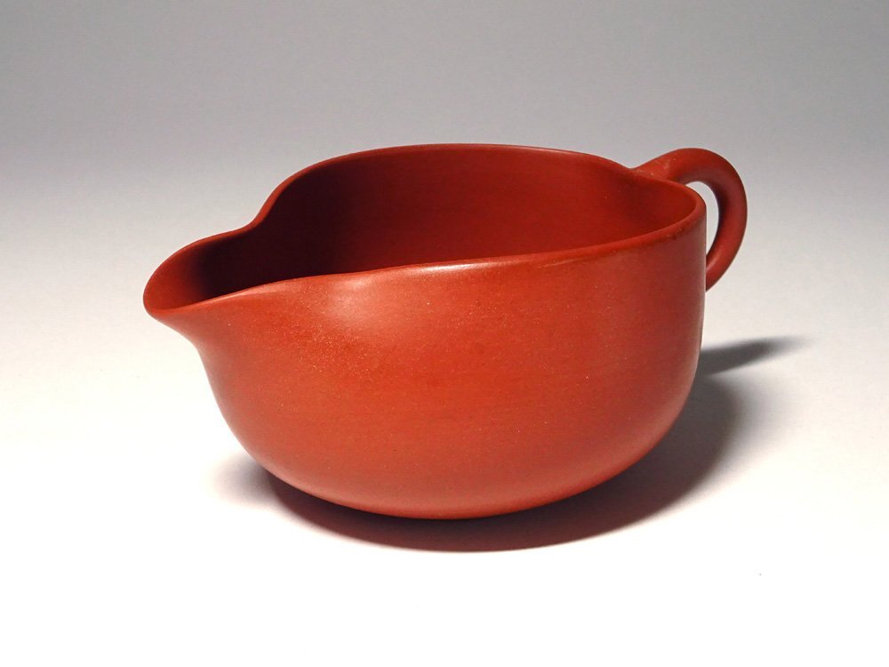 花◇佐渡の名工【三浦小平】作 無名異焼 茶器(急須・湯冷まし・煎茶碗4