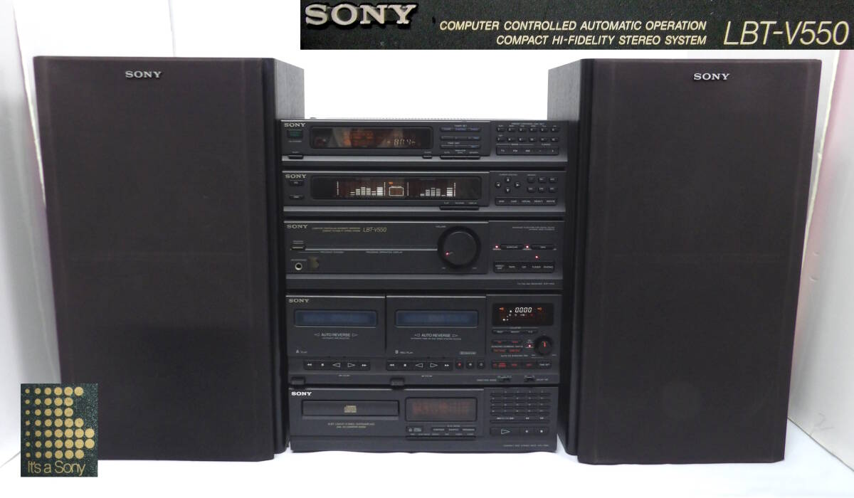 よろづ屋】SONY コンパクトステレオシステム LBT-V550 リバティ