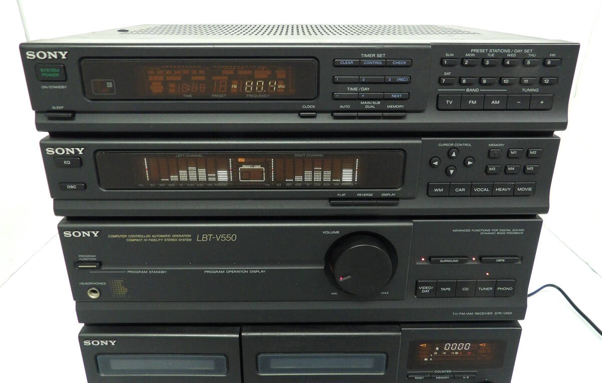 よろづ屋】SONY コンパクトステレオシステム LBT-V550 リバティ