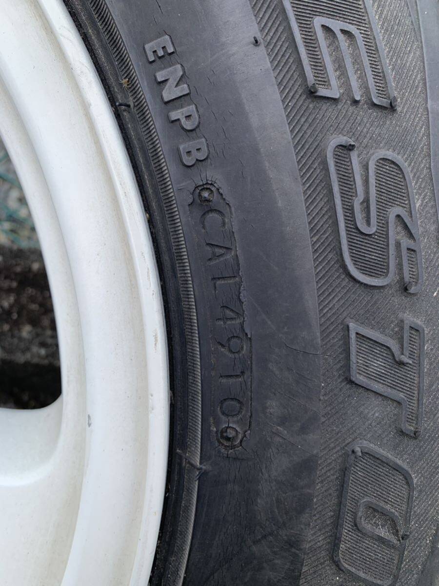 ブリヂストン ブリザック DM-V1 スタッドレス ホイール付き 4本 ジムニー クロカン 4駆_4