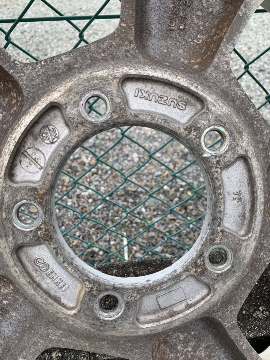 ブリヂストン ブリザック DM-V1 スタッドレス ホイール付き 4本 ジムニー クロカン 4駆_8