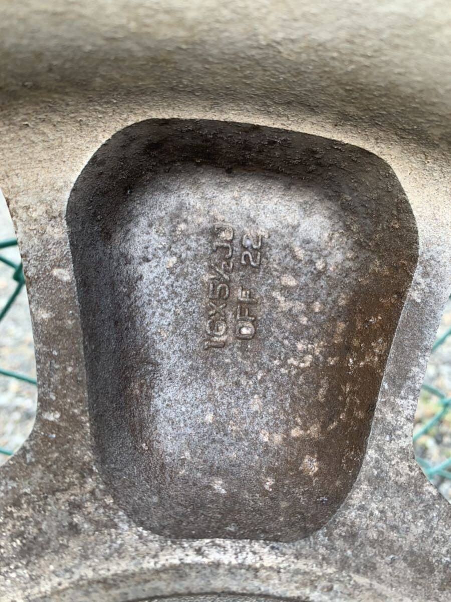 ブリヂストン ブリザック DM-V1 スタッドレス ホイール付き 4本 ジムニー クロカン 4駆_9