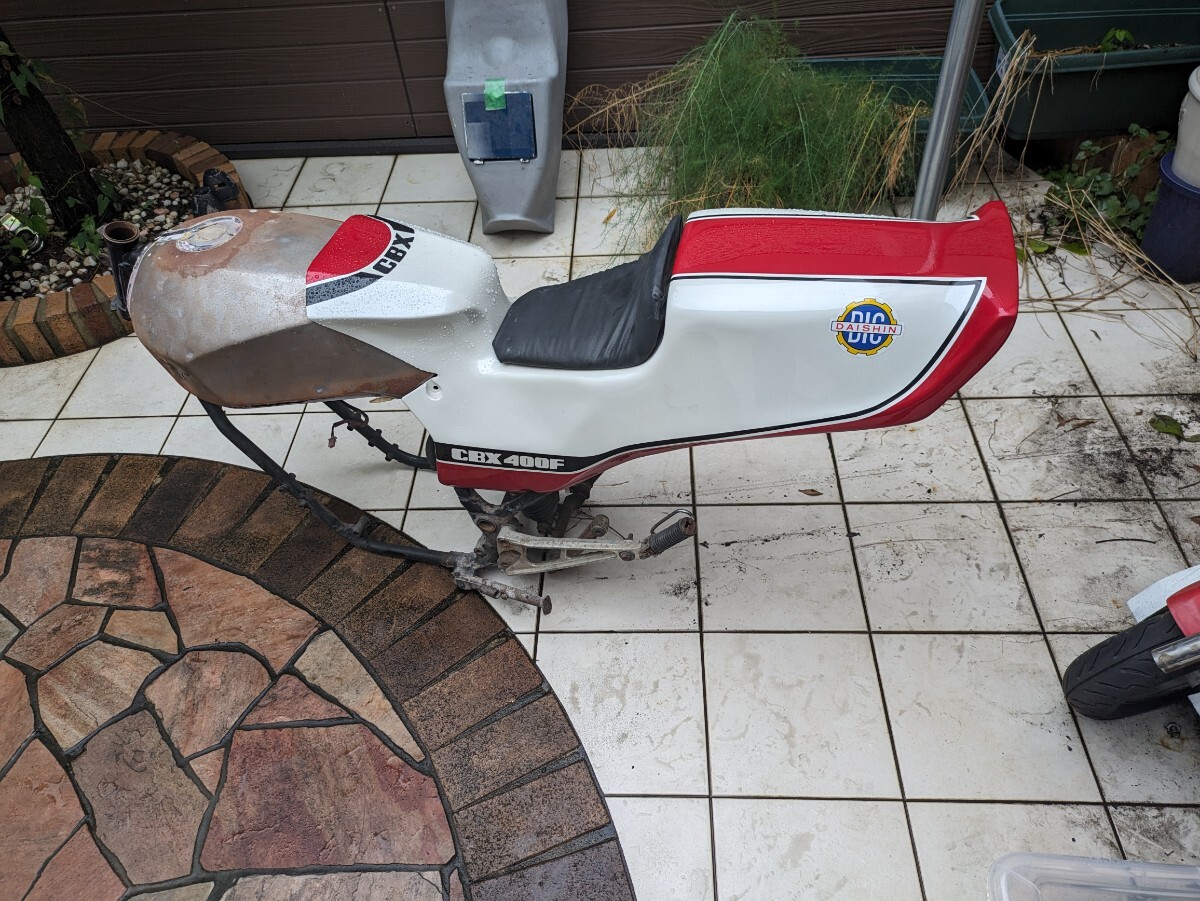 CBX400F CBX550F シングルシート 外装タンクサイドカバーテールカウル 