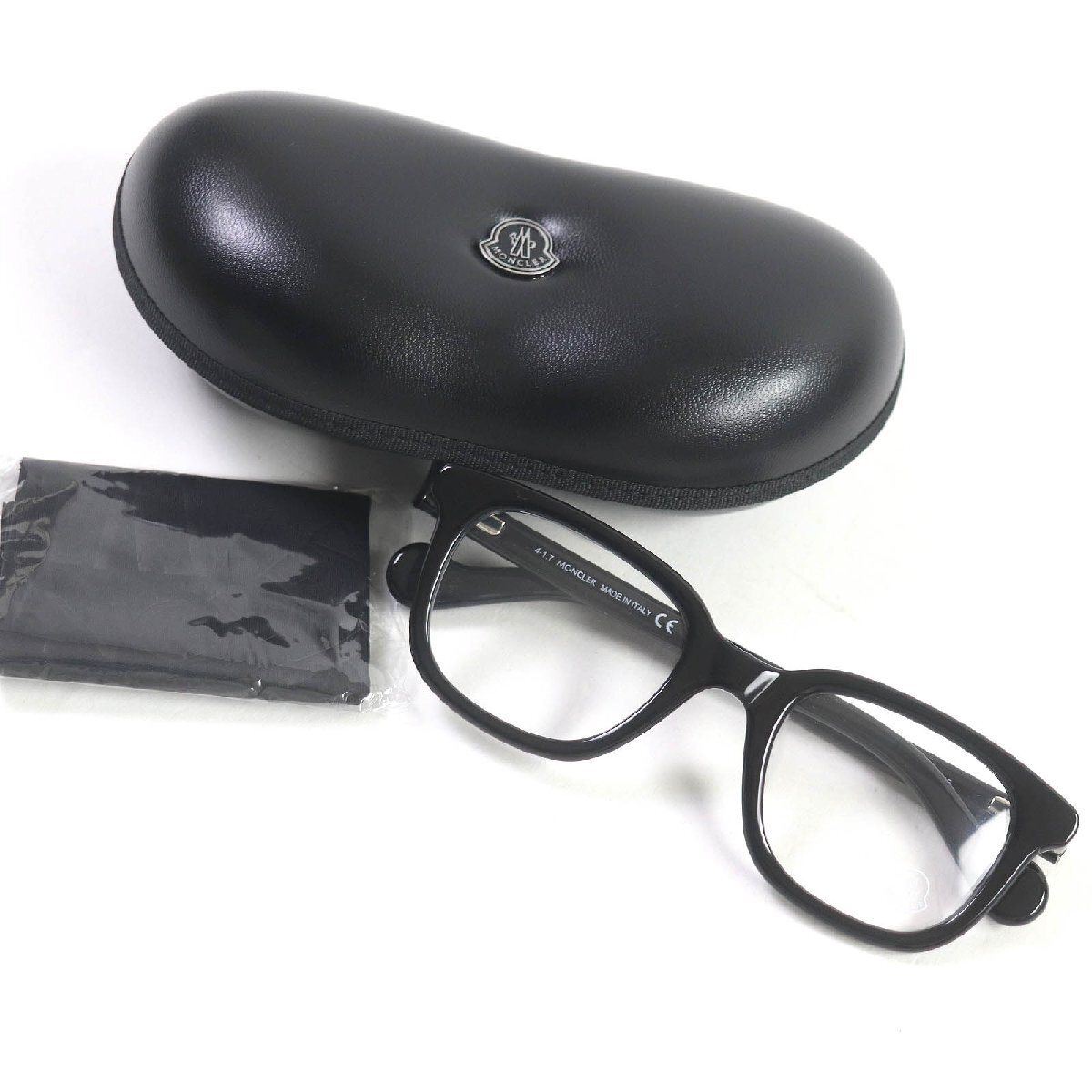 未使用品□MONCLER モンクレール ML5003 ウェリントン メガネ 眼鏡 