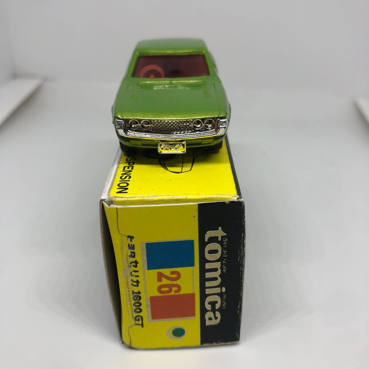 トミカ　日本製　黒箱　26 トヨタ　セリカ　1600GT 1Eホイール　当時物　絶版_2