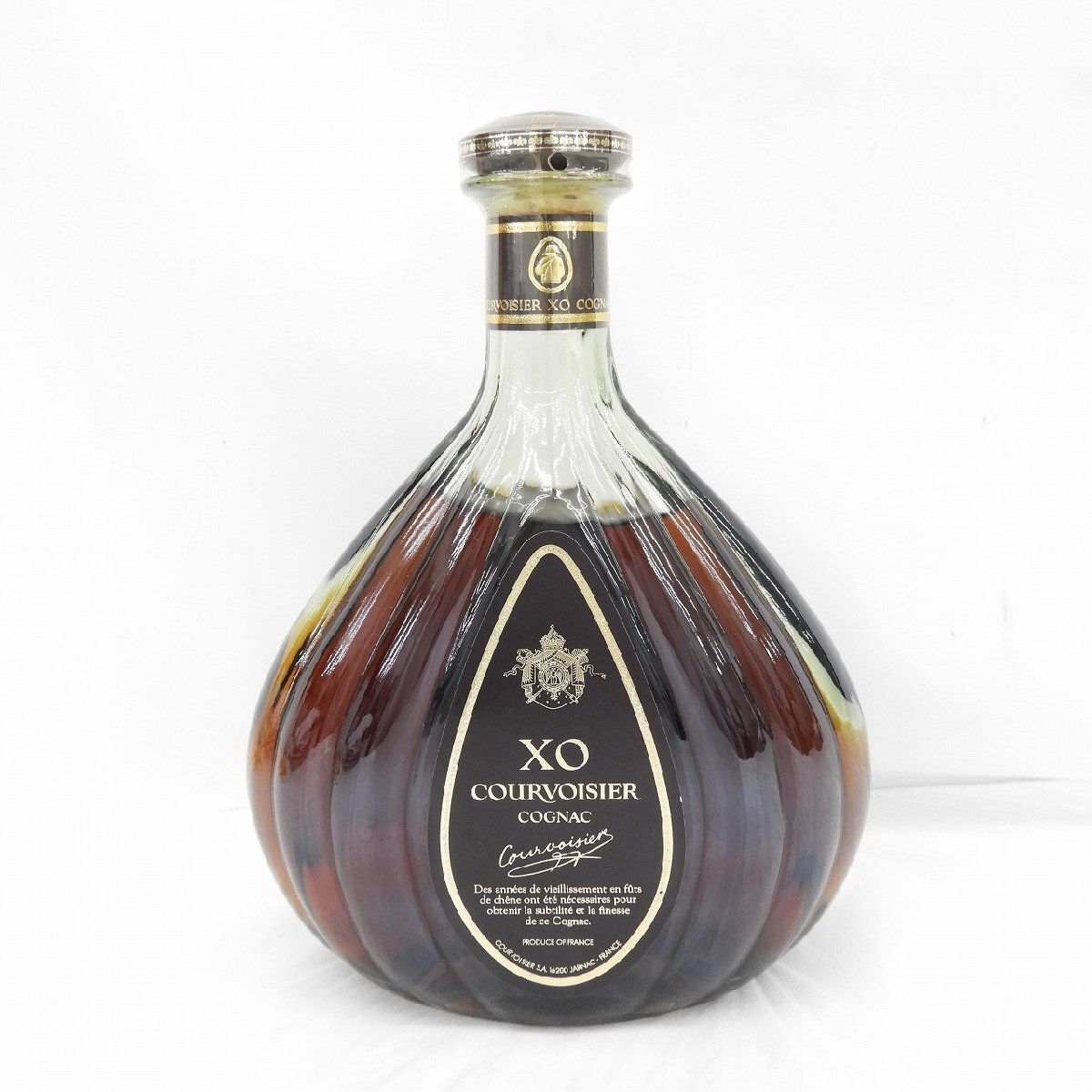 1円～【未開栓】COURVOISIER クルボアジェ XO ブランデー 700ml 40