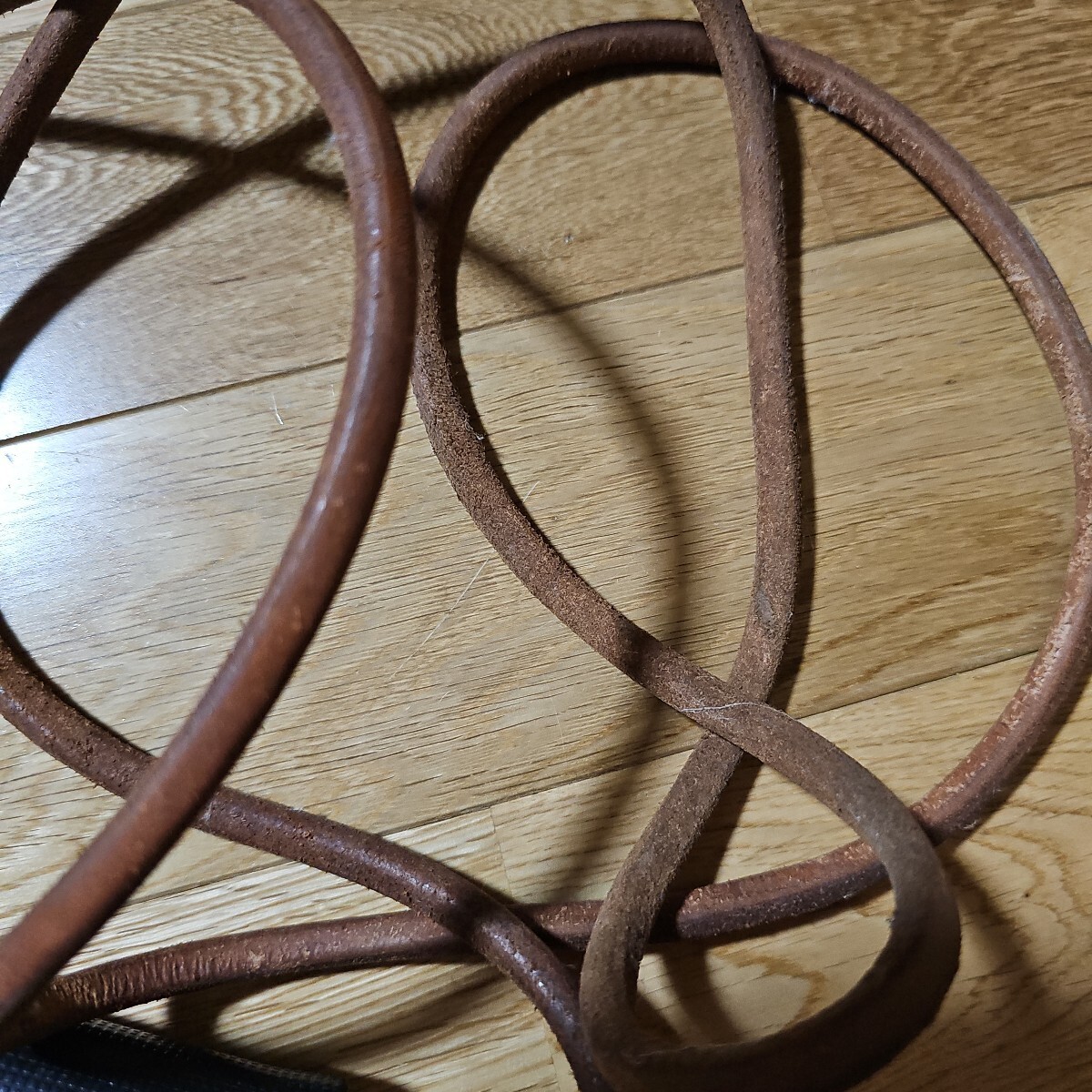 ウイニング winning 日本製 革製 スキップロープ F-16 なわとび ボクシング ジャンク品 _3