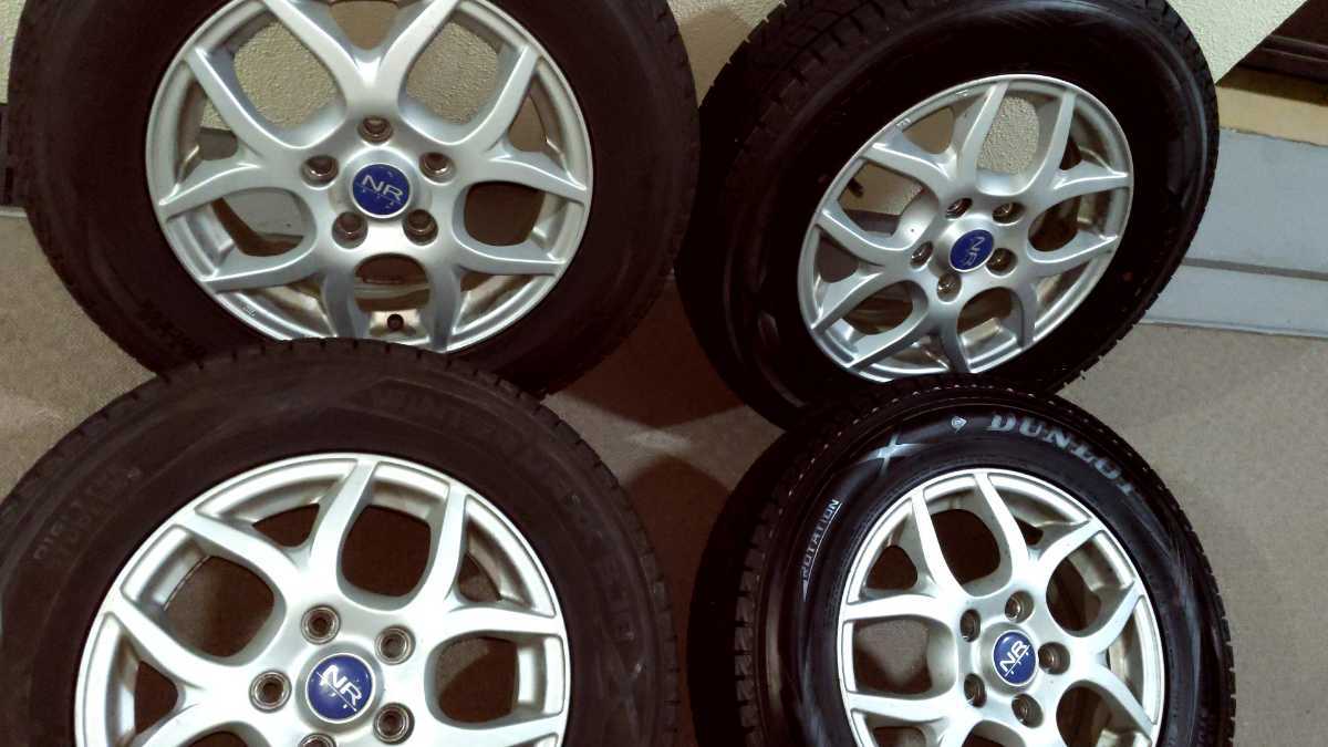 175/80R15 5穴 AW4本セット　H58Aパジェロミニにて使用 テリオスキッドや旧キックスにもいかがでしょうか 5穴 パジェロミニ 175&frasl;80R15 ◆良品◆ 中古4本セット 北海道に冬到来ジムニーシエラ純正サイズ(195&frasl;80R15)のスタッドレスをパジェロミニ履かせてみた