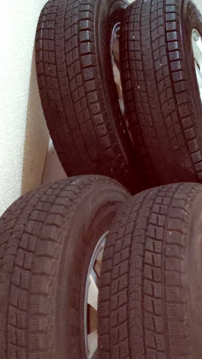 175/80R15 5穴 AW4本セット　H58Aパジェロミニにて使用 テリオスキッドや旧キックスにもいかがでしょうか 5穴 パジェロミニ 175&frasl;80R15 ◆良品◆ 中古4本セット 北海道に冬到来ジムニーシエラ純正サイズ(195&frasl;80R15)のスタッドレスをパジェロミニ履かせてみた