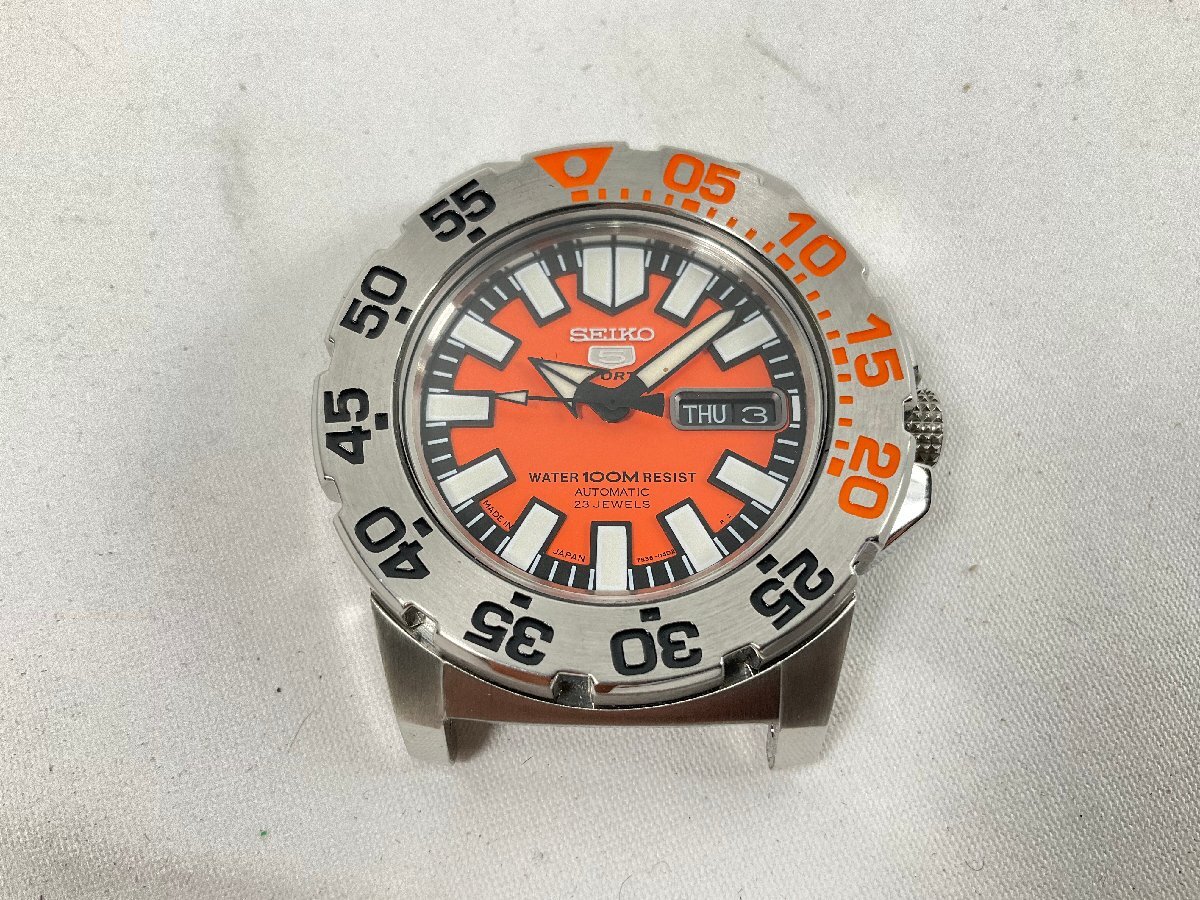 SEIKO 5 SPORTS ジャンク ☆ジャンク SEIKO セイコー セイコー5スポーツ 7S36-03D0 オレンジ