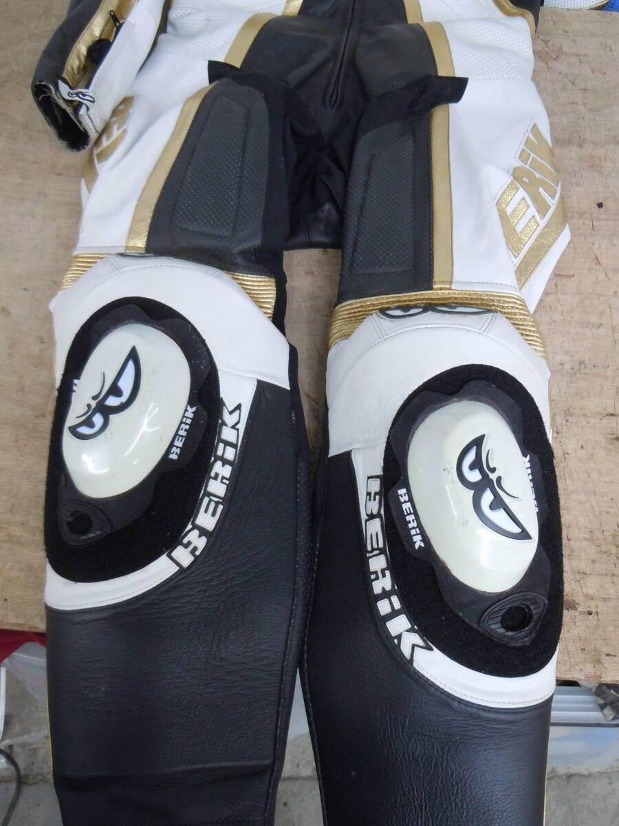 ♪BERIK ベリック レーシングスーツ MFJ STANDARD サイズ52 L-LL相当 劣化大 送料は説明欄 ※ジャンク品扱い ■１４０_3