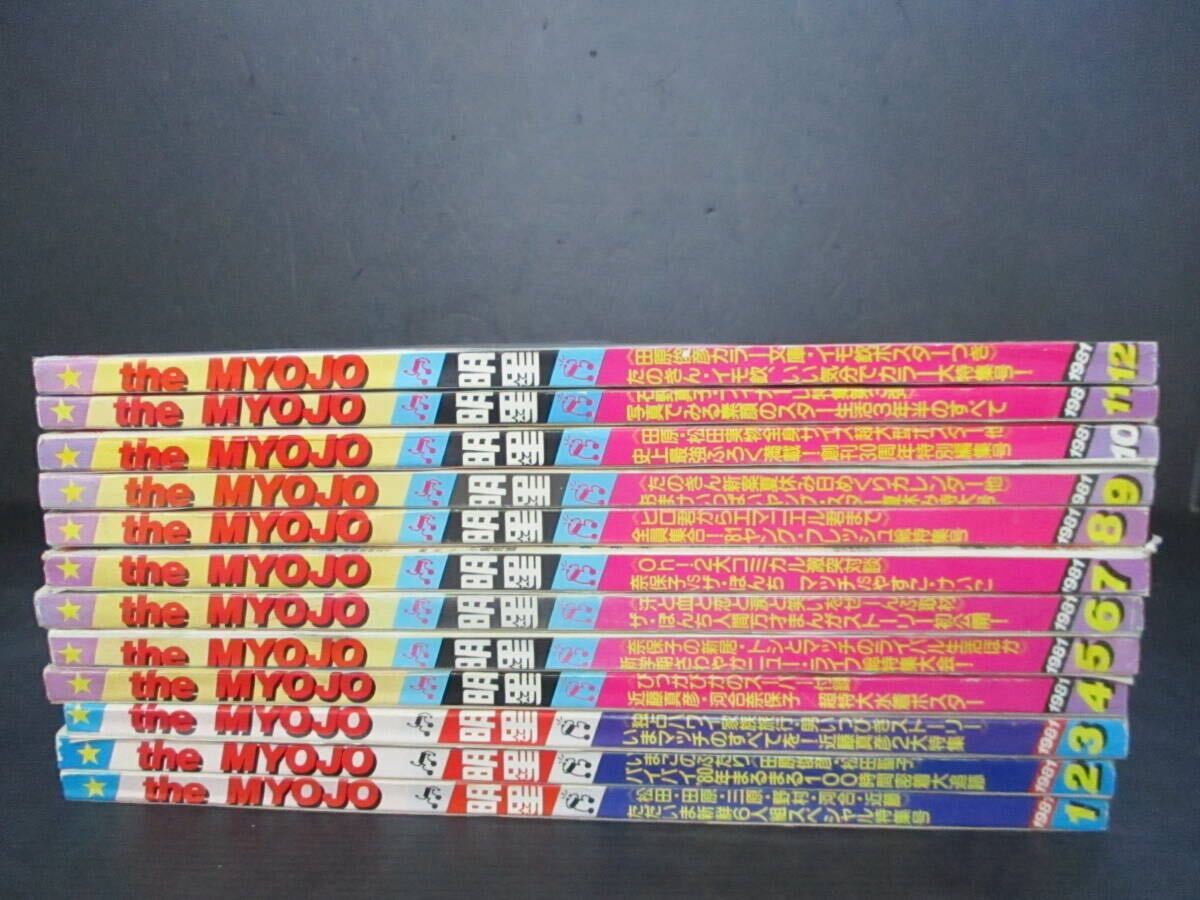 ☆1000スタ☆【昭和レトロ・中古本】月間アイドル雑誌『明星』1981年