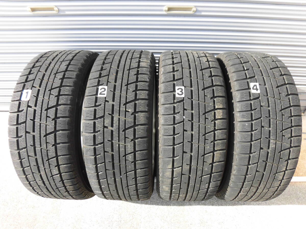 バリミゾ　バリミゾ　8-9分山　ガリキズなし　美品　235/45R17 114.3 5穴　オフ50　1775　 ヨコハマ　アイスガード　iG50PLUS　_6