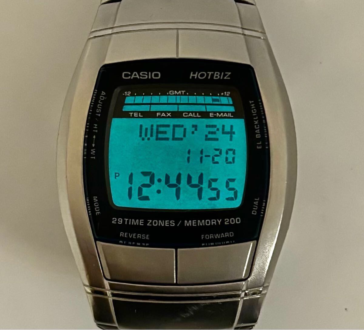カシオ HOTBIZ データバンク HBZ-100 電池交換済み CASIO ホットビズ