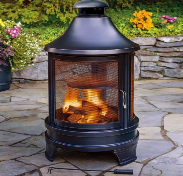 庭焼きストーブ薪ストーブ戸外バーベキューグリル多機能暖房ストーブ焚き火ストーブ戸外暖房ストーブ火 を焚きストーブ_1