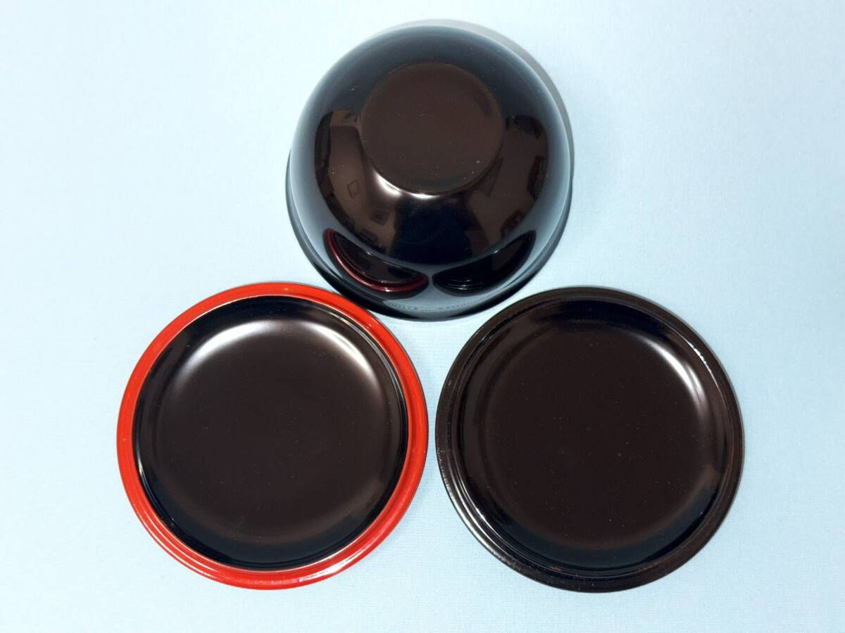 心園】茶道具 薄茶器 歴代好茶器 棗 【 即中斎好写 青貝入 春秋棗 