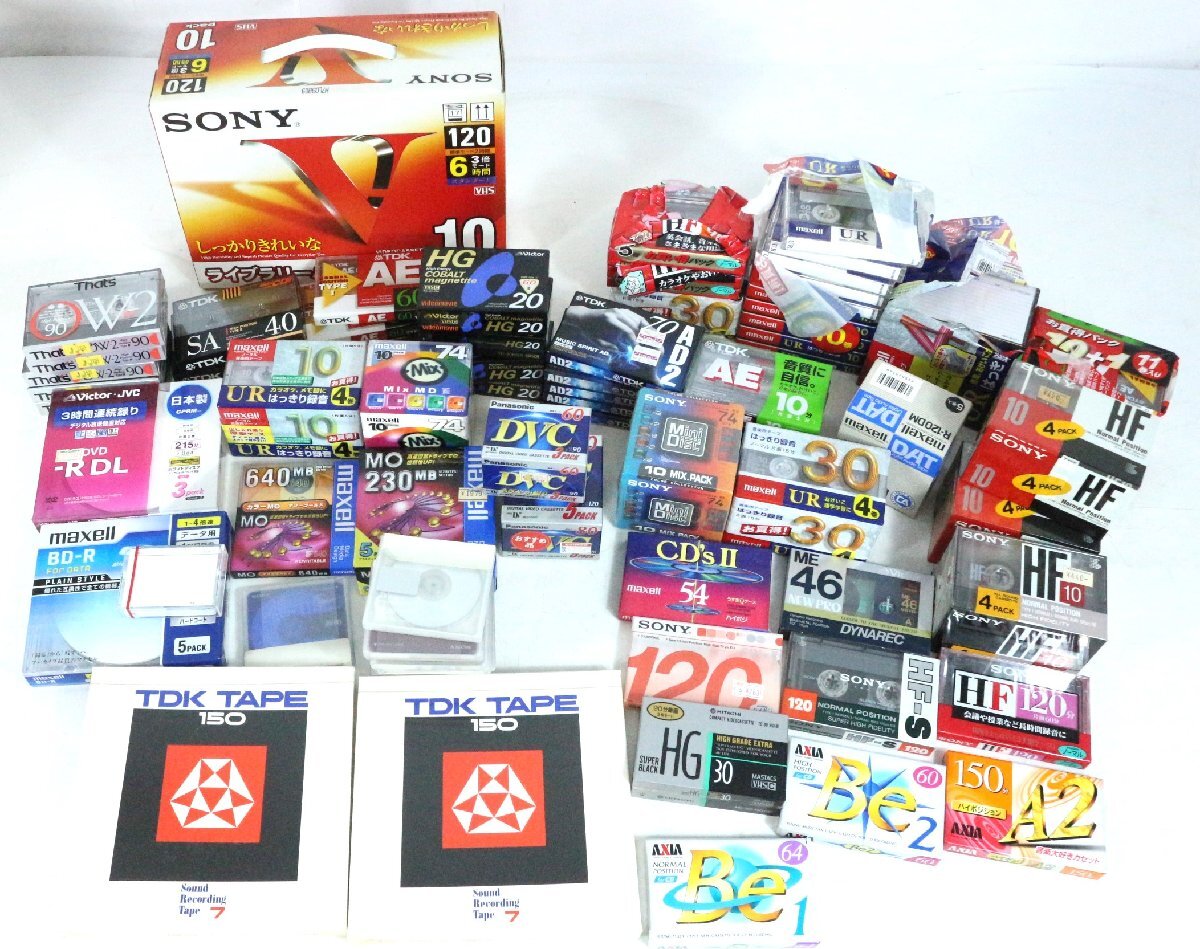 ト足】 ほぼ未開封品 SONY ソニー TDK maxell TDK that's 他 オープン