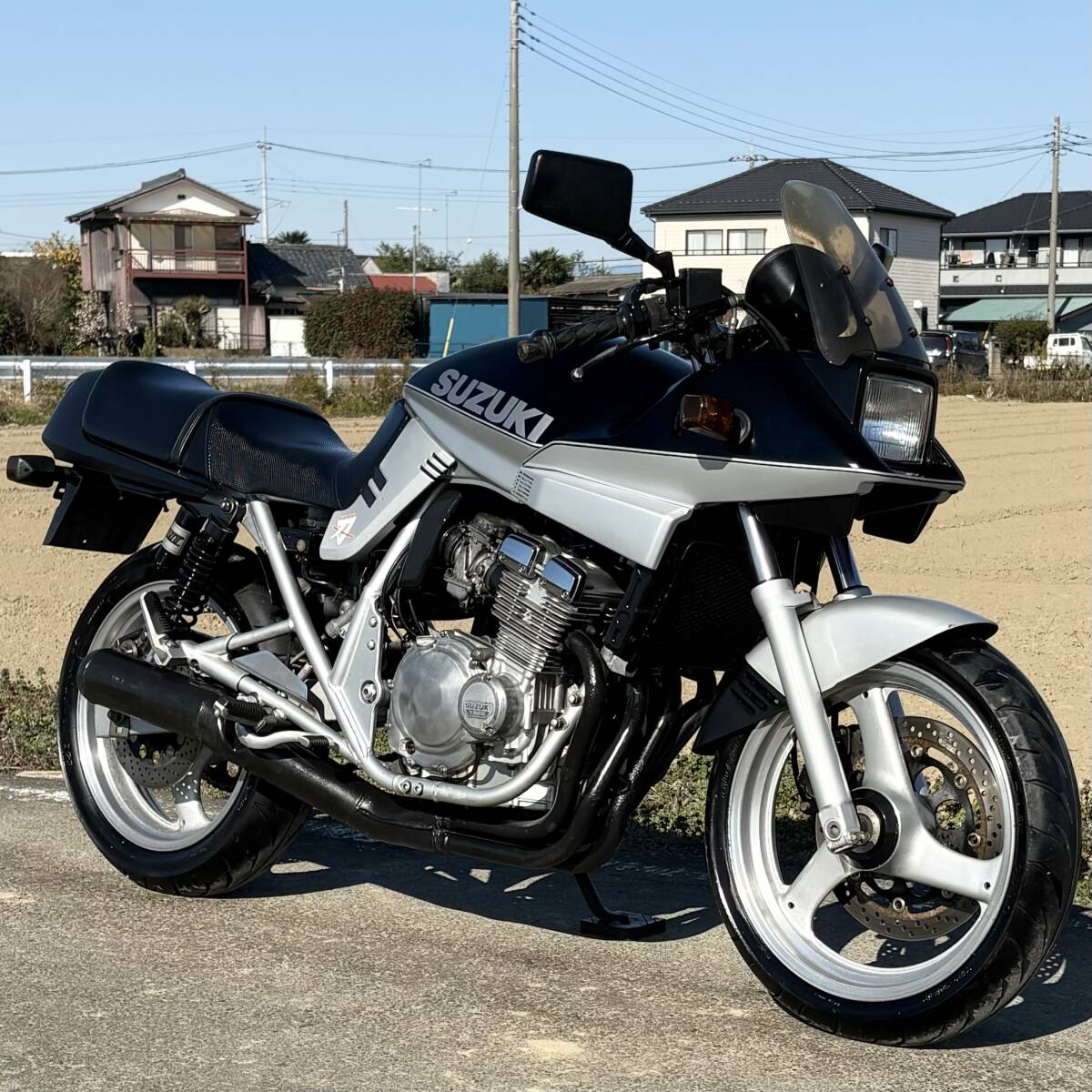 GSX250S カタナ 実動 書類付き GJ76A 希少 絶版 旧車 スズキ 検）GSX CBR RR ZXR FZR VTZ NSR CB XS FTR CBX FW FX バリオス ジェイド 刀_1